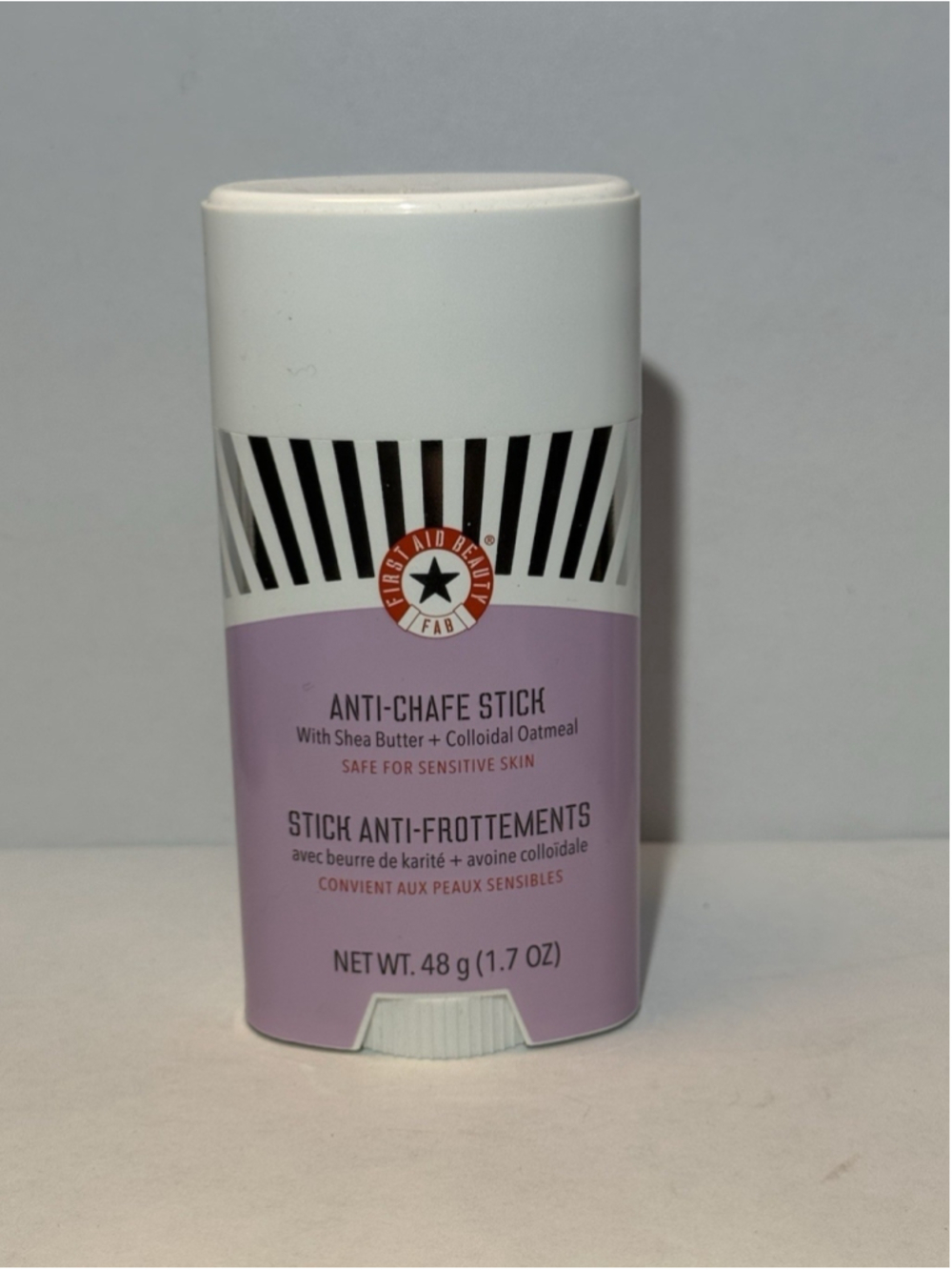 First Aid Beauty Anti-Chafe Stick Shea Butter Oatmeal 1.7 oz Sensitive Skin